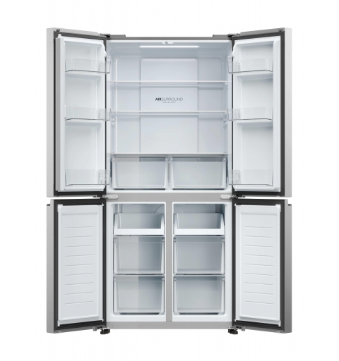Haier Cube 83 Series 3 HCR3818DNMM nevera puerta lado a lado Independiente 467 L Acero inoxidable