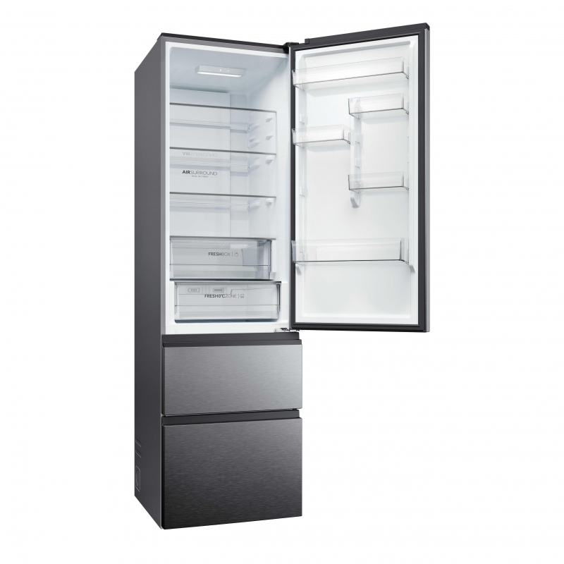 Haier 3D 60 Series 3 HTR3620ANMP Independiente 414 L Acero inoxidable