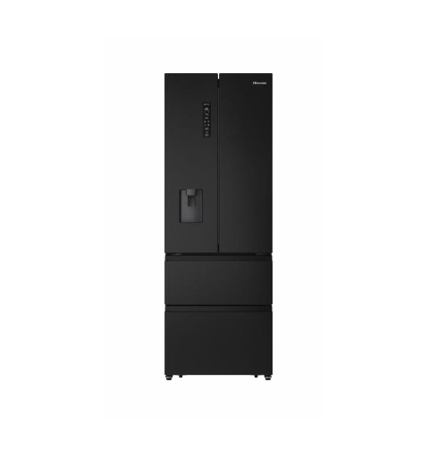 Hisense RF632N4WFE1 Side-by-Side Kühlkombination Freistehend 485 l Schwarz