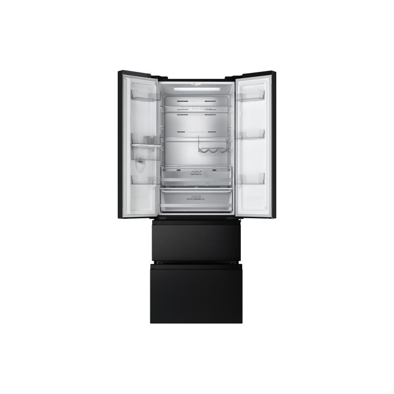 Hisense RF632N4WFE1 side-by-side refrigerator Freestanding 485 L Black