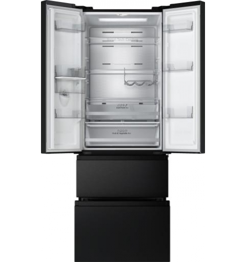 Hisense RF632N4WFE1 frigo américain Pose libre 485 L Noir