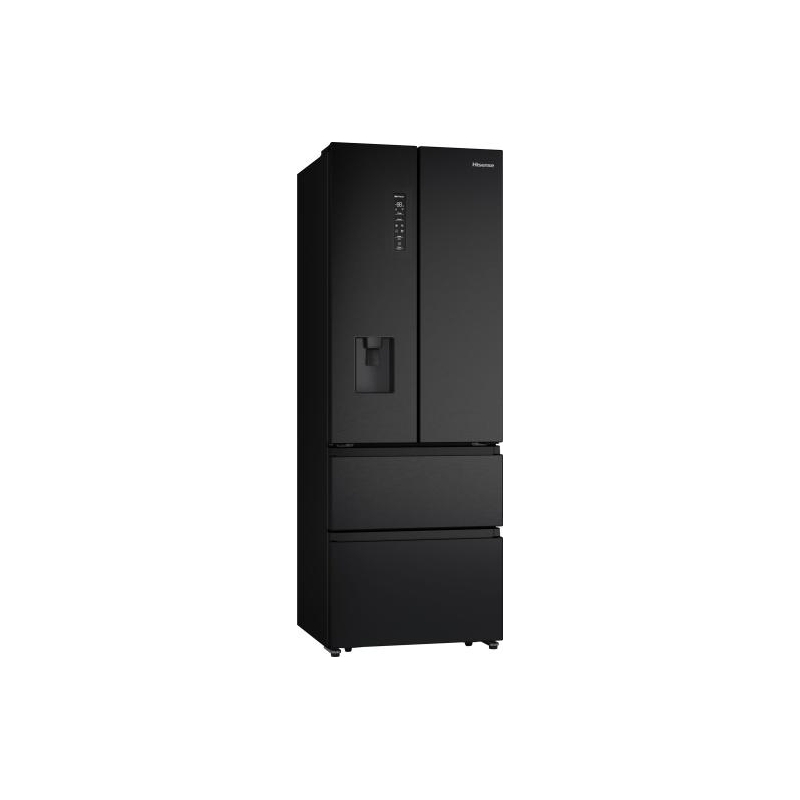 Hisense RF632N4WFE1 side-by-side refrigerator Freestanding 485 L Black