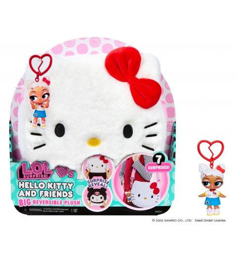 L.O.L. Surprise! L.O.L. Surprise Loves Hello Kitty & Friends BIG Reversible Plush