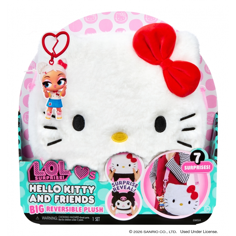 L.O.L. Surprise! L.O.L. Surprise!™ Loves Hello Kitty® and Friends BIG Reversible Plush
