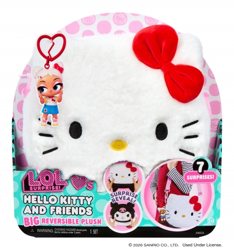 L.O.L. Surprise! L.O.L. Surprise!™ Loves Hello Kitty® and Friends BIG Reversible Plush