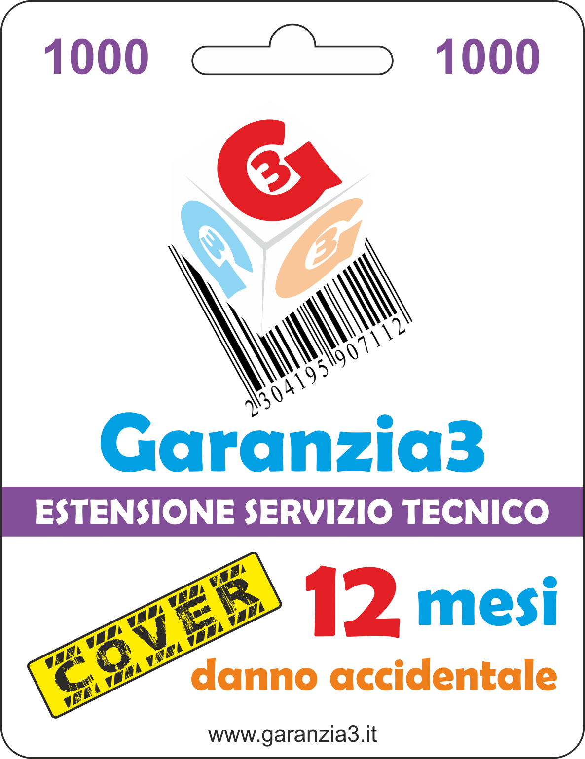 Garanzia3 Cover 1000 - Dagimarket