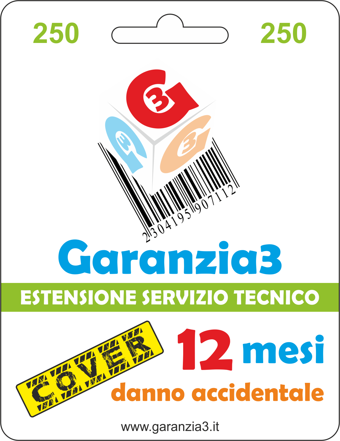 Garanzia3 Cover 250 - Dagimarket