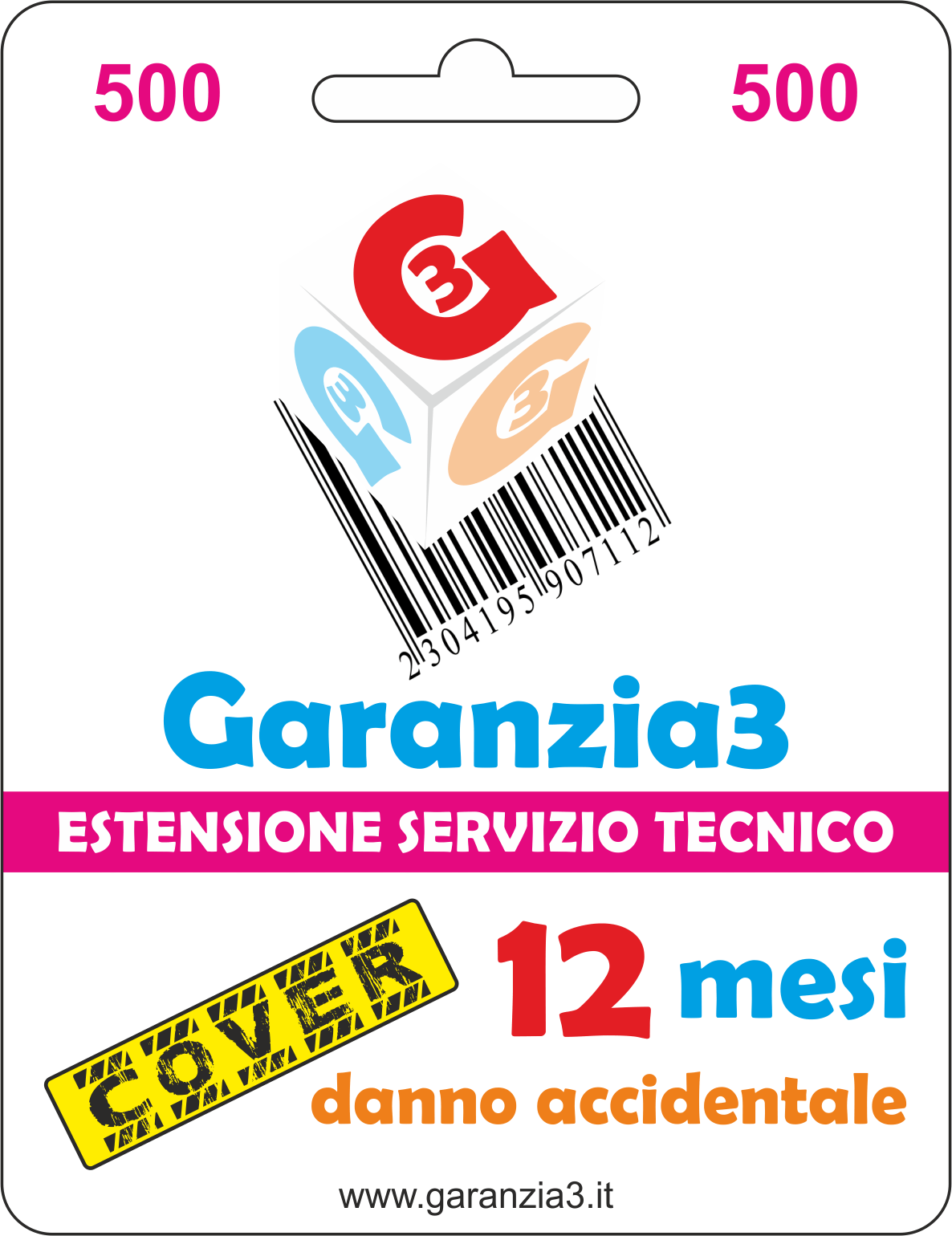 Garanzia3 Cover 500 - Dagimarket